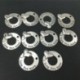 2X (10 darab ötvözetű ősi ezüst &quot Szeretlek jobban&quot  kerek, 30 mm-es DIY antik R9X9