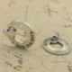 2X (10 darab ötvözetű ősi ezüst &quot Szeretlek jobban&quot  kerek, 30 mm-es DIY antik R9X9