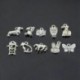 5X (Animal Charms, Wholesale Bulk 100 Pack Mixed Tibet Medál Charms for B3Q5.)