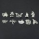 5X (Animal Charms, Wholesale Bulk 100 Pack Mixed Tibet Medál Charms for B3Q5.)
