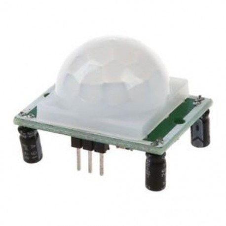 1X (IR érzékelő modul mozgás infravörös érzékelő 7 méter fehér   zöld G9C6)