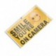 Ötszörös „Smile You`re On Camera” öntapadós videó riasztó biztonsági figyelmeztetés Sticke L1U2