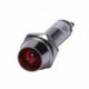 AC 220 V piros fém LED lámpa fényjelző jelzőfény 5 darab X1Z7
