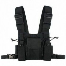 Rádiók Pocket rádió mellkasi kábelkészlet mellkas elülső csomag tok tok Holster mellény Rig C Y4V4