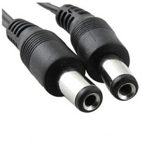 CCTV kamera rádió DC dugaszoló tápkábel - fekete (2 darabos csomag) F3E1 P8G5 T7M7