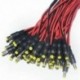 1X (12 V DC teljesítményű 5,5x2,1 mm-es pigtail-aljú dugasz dugaszos CCTV kamera LED Li D7S4 LED)