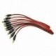 1X (12 V DC teljesítményű 5,5x2,1 mm-es pigtail-aljú dugasz dugaszos CCTV kamera LED Li D7S4 LED)