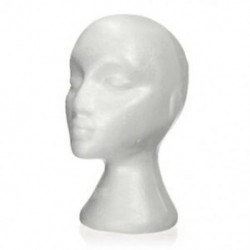 27,5 x 52cm próbabábu / manöken fej női hab (polisztirol) kiállítója az O8J0-hoz