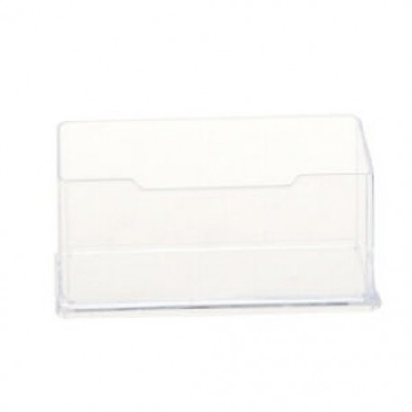 3X (Új átlátszó asztali névjegykártyatartó kijelző állvány akril műanyag Des O2V1