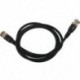 2X (BNC-59-103 BNC - BNC 75 ohm koaxiális kábel, 3 láb I4X8)