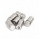 8 rozsdamentes acél reklámszöges csavaros üveg, kiemelkedő ezüst hang, 12x23mm K7V3
