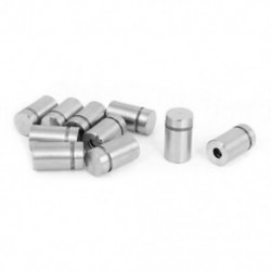 Rozsdamentes acél reklámcsavarok Üvegállvány 12x20mm 10 db Q9C9