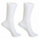 2PCS női lábú zokni Sox kijelző penész rövid harisnya manöken fehér P1F8