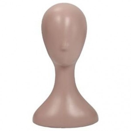 1X (Lady magas műanyag fej paróka fej női modell fej Natural T8F3)