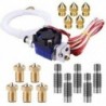 V6 J-Head Hotend teljes készlet 10 db-os extruder nyomtatófejjel   5 db rozsdamentes S P4Q3