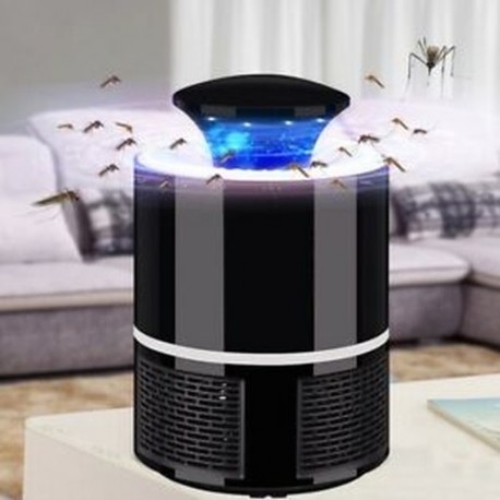 1X (2018 új intelligens LED-es UV-elektromos szúnyoggyilkos lámpa, USB töltés zajmentes A8W1