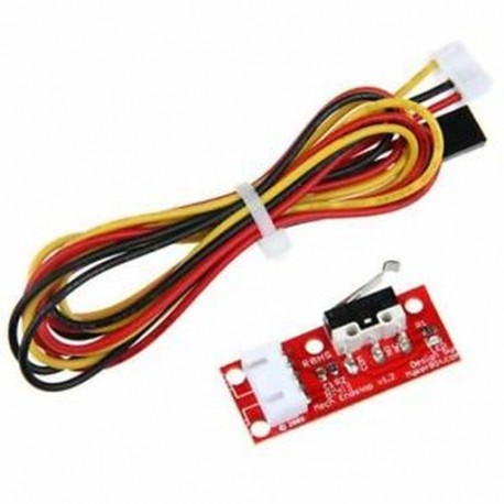2X (RAMPS 1.4 Endstop kapcsoló RepRap Mendel 3D nyomtatóhoz 70 cm-es kábellel J5K3)