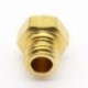 1X (14db MK8 extruderes sárgaréz fúvóka 3D-s nyomtató Makerbot számára, 7 méret 0,2 X6L4