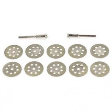 10 PCS 22 mm-es 8 lyukú elektromos csiszolási kiegészítők Gyémánt szelep / fűrészlap E1X5