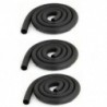 3 db 6 mm x 9 mm gumi műanyag hőszigetelt cső, fekete a H4H9 légkondicionálóhoz