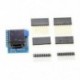 2X (0,66 hüvelykes OLED D1 mini OLED pajzs I2C / IIC-vel 64x48 pixel 3,3V X1O3)