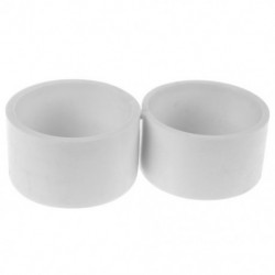 5X (2 db 50 mm-es PVC vízcső-csővezeték-adapter csatlakozó kupak L2D9 ütköző vége)