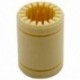 2X (LM16UU 16 mm-es szilárd polimer lineáris csapágy - Lineáris mozgású Lineáris Medve X1M8-hoz
