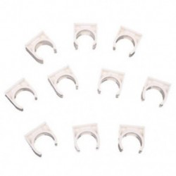 20x (10 db 20 mm átmérőjű fehér PVC vízellátó csőbilincsek Cs V0F2
