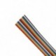 4X (5M 1,27 mm 20P DuPont kábel szivárvány lapos vonalú tápvezeték forrasztott kábelP2U6