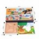 4X (Xiaohouniao gyerek fából készült puzzle korai nevelés játék játék puzzle IntX9D4