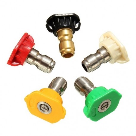 2,5 GBP nyomású mosógép forgó turbó permetező fúvókák, 5 színű W9N1