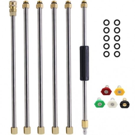 90 hüvelykes univerzális pálca készlet autómosó nyomásmosó pálcahosszabbítás, válasz: B6M1