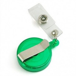 Zöld - Behúzható személyi igazolvány jelvénytartó kulcstartó orsók, BOT-val