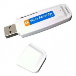 U-lemez alakú digitális hangjelző toll USB flash meghajtó TF kártyahely H4X1