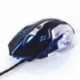 Fekete - USB 6 gombos laptop optikai számítógép Pc notebook vezetékes játék egér egér U N7T2