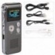 LCD 4 GB-os digitális hangfelvevő, diktafon, 650 órás MP3, újratölthető kém, D5M8