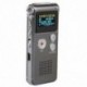 LCD 4 GB-os digitális hangfelvevő, diktafon, 650 órás MP3, újratölthető kém, D5M8