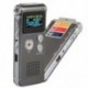 LCD 4 GB-os digitális hangfelvevő, diktafon, 650 órás MP3, újratölthető kém, D5M8