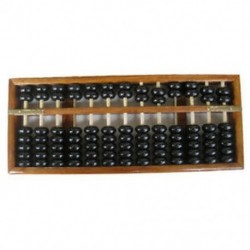 Vintage stílusú kínai fa abacus, kínai szerencsés számológép V6F8