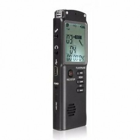 8 GB újratölthető USB LCD digitális SPY audio hangrögzítő diktafon MP3 Pl Z9A6