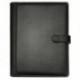 Fekete A4-es ügyvezetõ konferencia mappa portfólió PU Leather Document Organize X6Q5