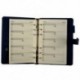 3X (FASHION Pocket Organizer Planner Bőr Filofax Napló Notebook Kék T9Q9)