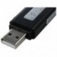3X (8 GB-os USB Stick tároló Flash meghajtó hangrögzítő - fekete S6K6)