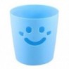 20x (Sky Blue műanyag mosolygó arc üreges kivitelű vonalzó radír radír tolltartó Organiz