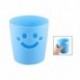 20x (Sky Blue műanyag mosolygó arc üreges kivitelű vonalzó radír radír tolltartó Organiz