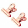 5X (Rose Gold fém kötőanyag-levélpapír klipek 50mm, 5 U8G5-ös csomag)