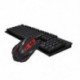 Egér Billentyűzet Állítsa be a vezeték nélküli Usb Gaming Billentyűzet 1600Dpi Gaming Mouse Gamer R4C6-t