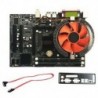 G41 asztali alaplap Intel CPU szetthez, négymagos 2.66G CPU E5430   I7Z5