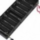 Műanyag héjakkumulátor-tartó doboz 10 x 1,5 V-os AA elemhez P3Z7