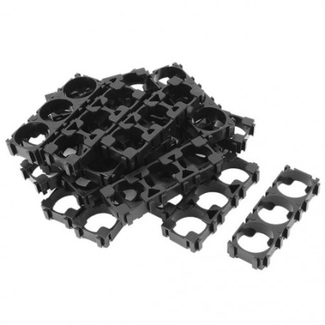 20 db 18650 lítium akkumulátor hármas tartókonzol a DIY B3A1 akkumulátorhoz
